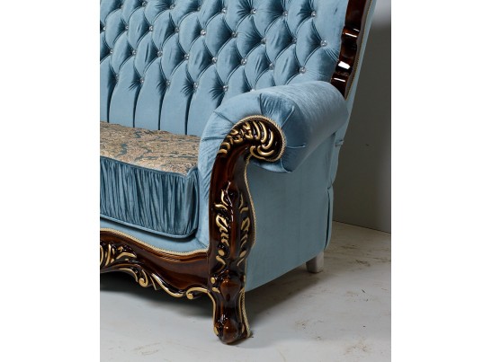 Мягкая мебель Эсмеральда, орех бирюза