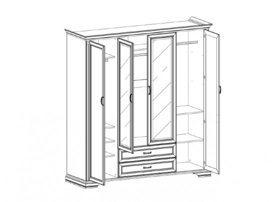 Шкаф 4D2S Монако
