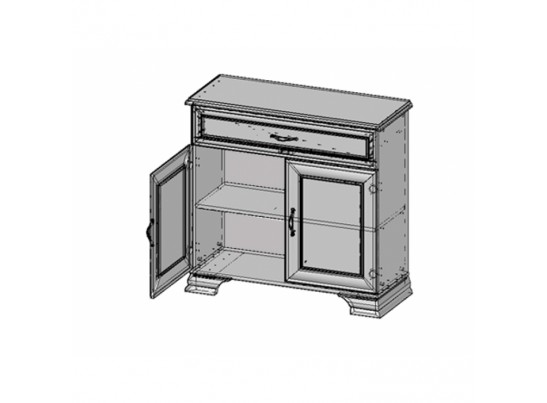 Тумба 2D1S Тиффани