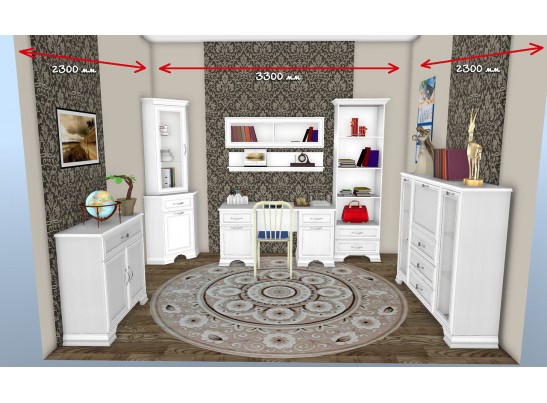 Тумба 2D1S Тиффани