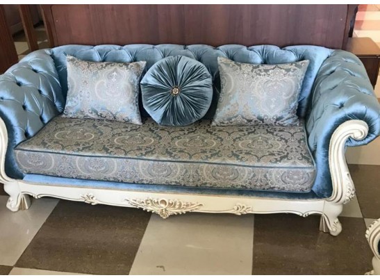 Комплект мебели Ассоль, крем бирюза