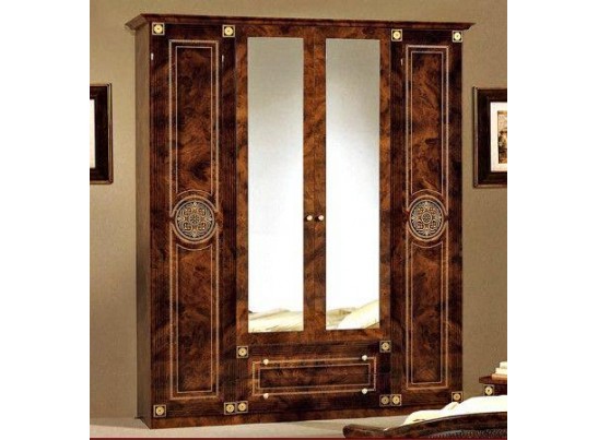 Спальня "Рома" (с 4-х дверным шкафом) орех