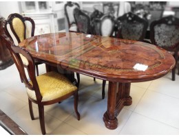 Стол обеденный Роза (раскладной) орех 