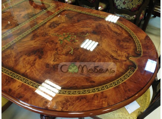 Стол обеденный Роза (раскладной) орех