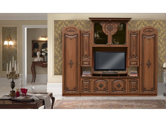 Гостиная Венера (резные декоры МДФ+патина)