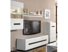 Мебель в гостиную AZTECA, белый глянец