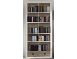 Стеллаж в кабинет REG2W2S КОЕН 