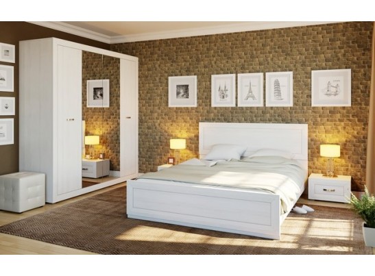 Прикроватная тумба B136-KOM1S MALTA, лиственница сибирская/орех лион