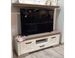 Тумба ТВ MARSELLE RTV167, ясень снежный/дуб сонома темный