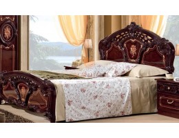 Кровать 2-х спальная "Роза" (могано)