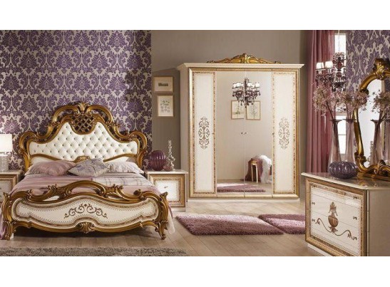 Кровать 2-х спальная "Анита" (беж.)