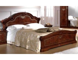 Кровать 2-х спальная "Ирина" (орех)