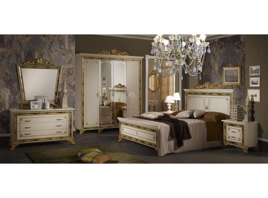 Комод с зеркалом "Катя" (беж.)