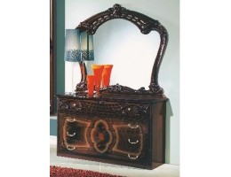 Комод с зеркалом "Роза"(могано)