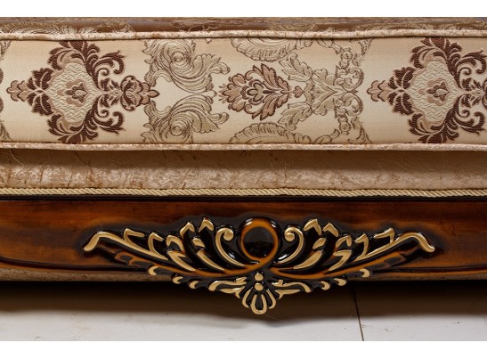 Кресло Ассоль, орех (ткань беж)