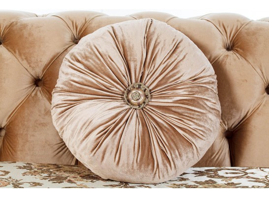 Диван раскладной трехместный Ассоль, крем (ткань беж)