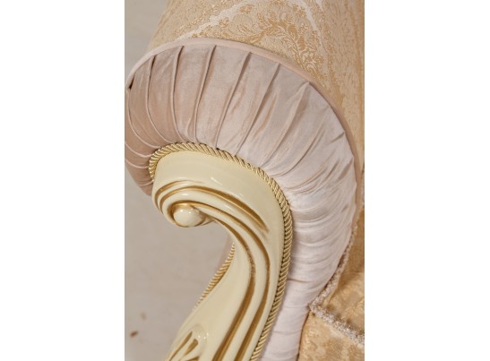 Кресло Илона, крем (ткань золото)