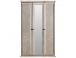 Шкаф 3-х ств (2+1) с зеркалом "Афина" крем корень