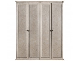 Шкаф 4-х ств (2+2) без зеркал "Афина" крем корень