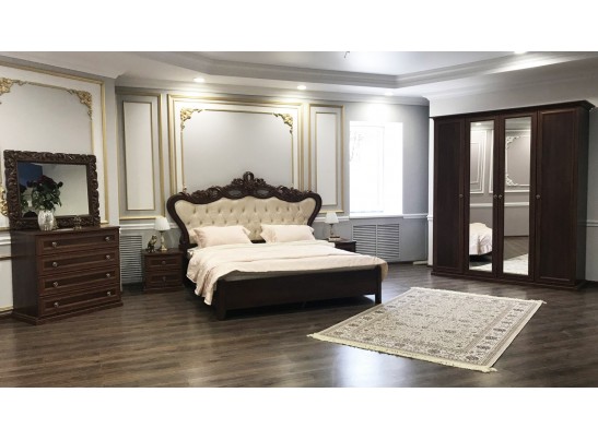 Шкаф 2-х ств с зеркалом "Афина" караваджо