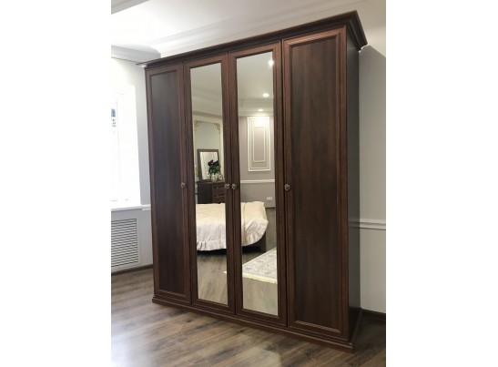 Шкаф 6-ти ств (2+2+2) с зеркалом "Афина" караваджо