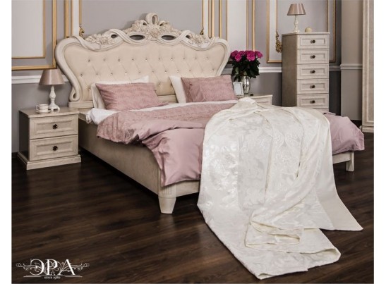 Комод высокий с 6-ю ящиками "Афина" крем корень