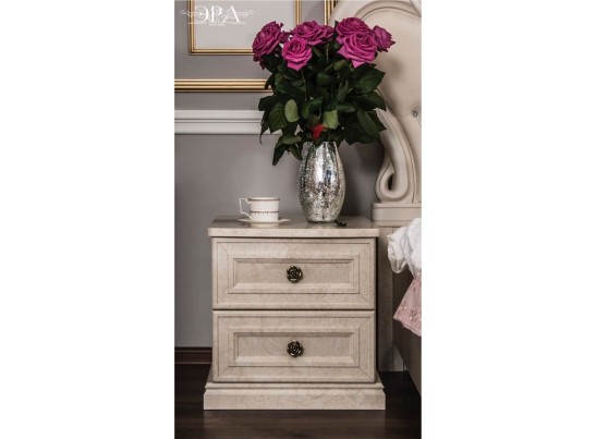 Тумба прикроватная "Афина" крем корень