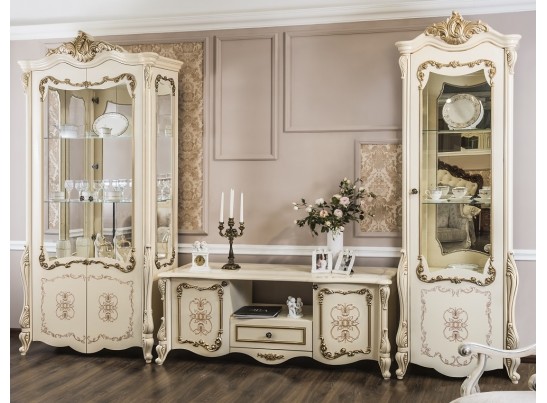 Тумба-ТВ Энрике крем глянец