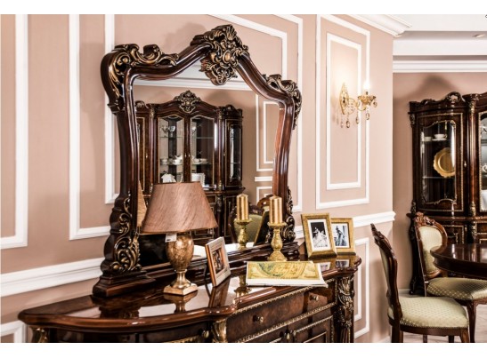 Комод с зеркалом "Джоконда" (корень дуба)