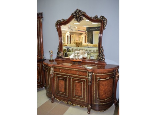 Комод с зеркалом "Джоконда" (корень дуба)