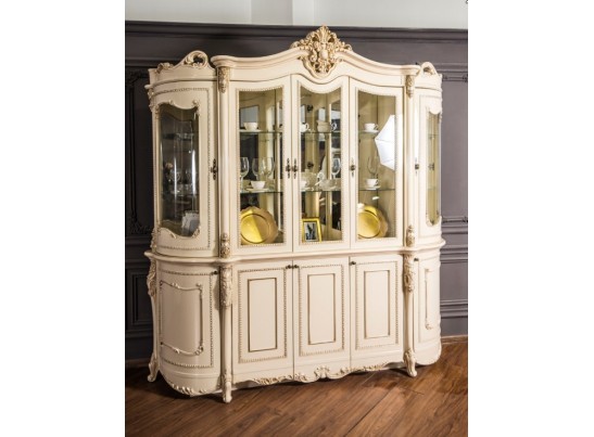 Сервант "Джоконда" 2,3 (крем глянец)