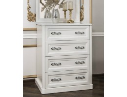 Комод узкий Мишель, белый