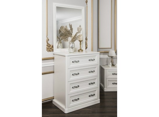 Зеркало Мишель, белое