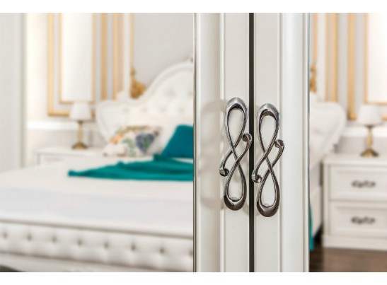 Шкаф 3-створчатый Мишель, белый