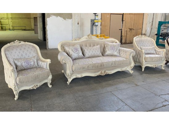 Комплект мягкой мебели Мона Лиза, крем