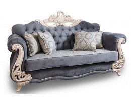 Диван Афина с раскладным механизмом, декор серый