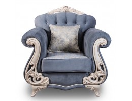 Кресло Афина, декор серый