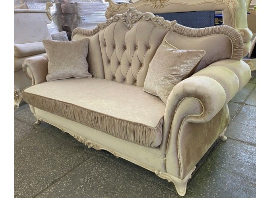 Диван раскладной Патрисия, серый глянец