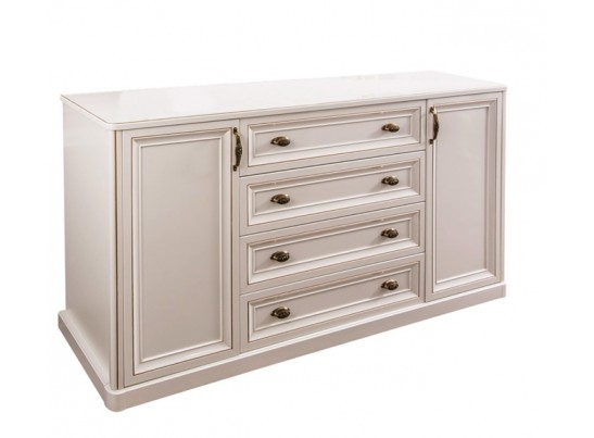 Комод Натали, белый глянец