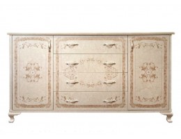 Комод большой Патрисия крем глянец