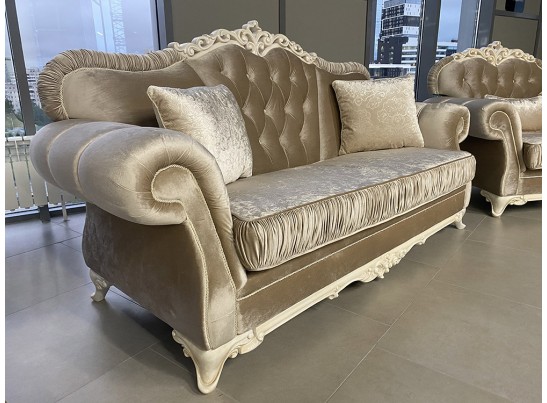 Диван раскладной Патрисия, серый глянец