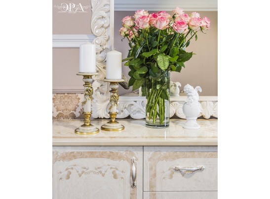 Тумба ТВ Патрисия крем глянец