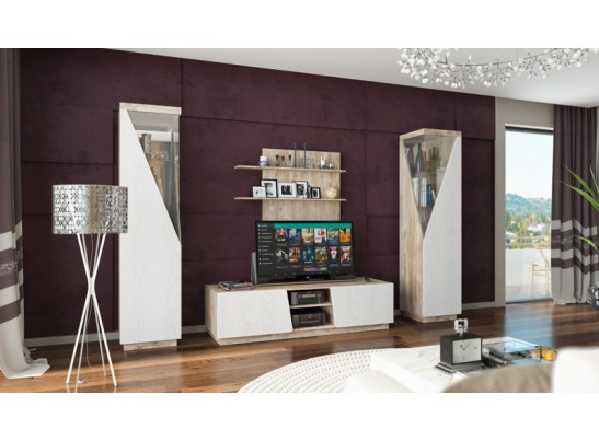 Лайт, Шкаф с витриной П