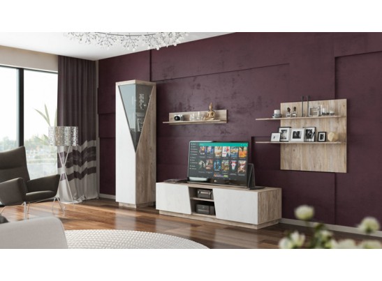 Лайт, Шкаф с витриной Л