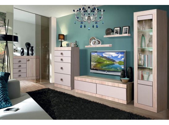 Лондон, Шкаф с витриной 2Д