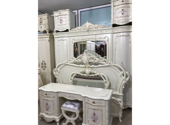 Спальный гарнитур Оливия (слоновая кость)