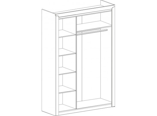 Шкаф 3-х дверный Соренто (дуб стирлинг)