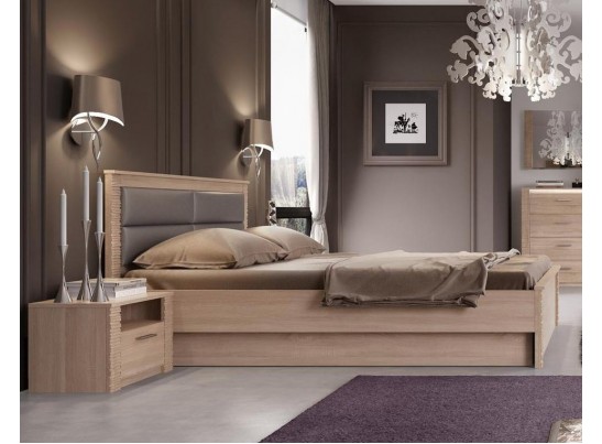 Спальный гарнитур "Элана" Вариант 2 (дуб сонома)