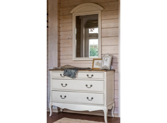 Комод 4 ящика ST9315 (белая карамель)