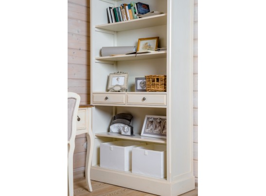 Стеллаж с двумя ящиками ТВ ST9329 (белая карамель)